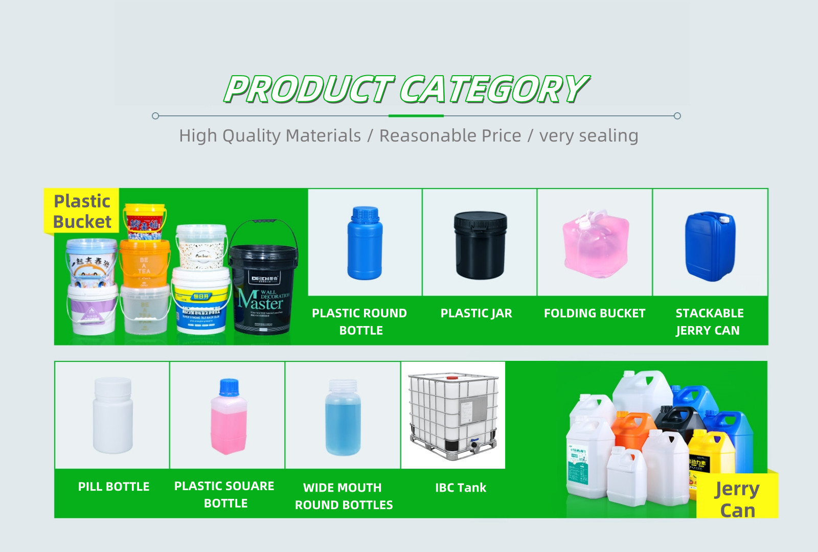qualité Un seau en plastique usine
