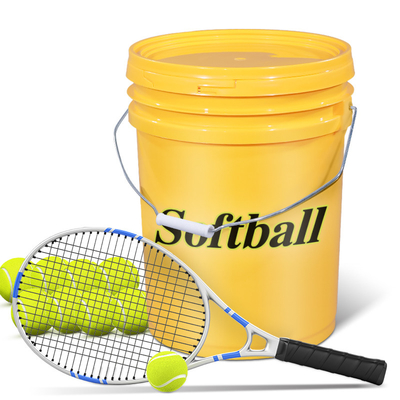 acheter Logo personnalisé coloré Bouteille de softball de baseball en plastique de 5 gallons pour l' entraînement au softball fabrication en ligne