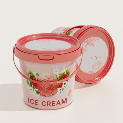 acheter IML personnalisé emballage de chocolat étalon Bucket Bon scellage 300ml-5L échantillon gratuit 3-5 jours fabrication en ligne