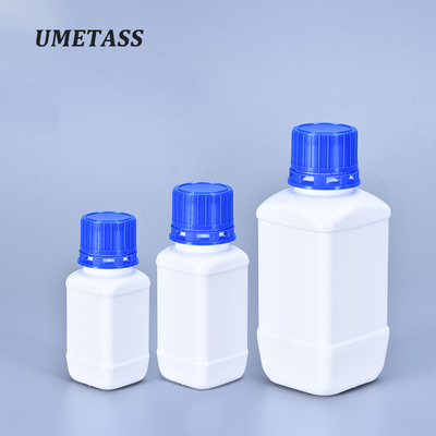 acheter Bouteilles de laboratoire en plastique HDPE blanc carré Réactif de stockage chimique 60 ml-250 ml fabrication en ligne