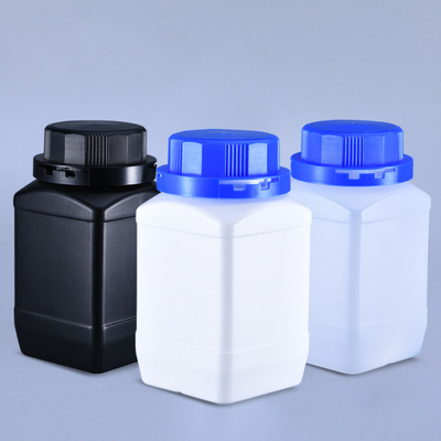 acheter Expérience chimique 500 ml Bouteille de réactif de laboratoire en PE de forme carrée avec bouchon à vis en plastique fabrication en ligne