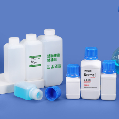 acheter Bouteilles de réactif chimique en plastique translucide HDPE fabrication en ligne