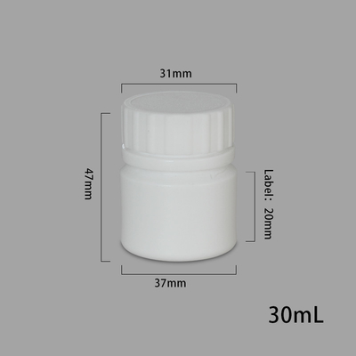 acheter Container de comprimés en plastique blanc de 30 ml en HDPE fabrication en ligne