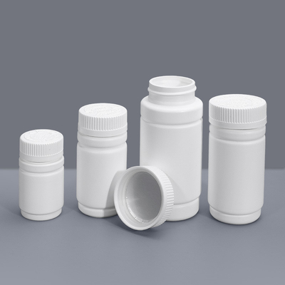 acheter Bouteilles de pilules en plastique Hdpe blanche d'épaisseur de 60 ml à 225 ml avec capuchon à vis et couvercle à tamper fabrication en ligne