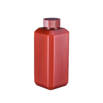 acheter 250 ml de petite bouteille de réactif en HDPE carré brun pour liquide chimique industriel fabrication en ligne