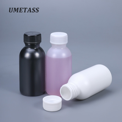 acheter Bouteilles en plastique rondes en HDPE biodégradables pour récipient de scellement de liquide chimique 100 ml fabrication en ligne
