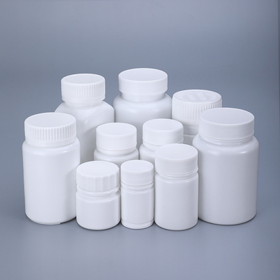 acheter Contenant de bouteille en plastique HDPE blanc glacé pour le stockage de capsules fabrication en ligne