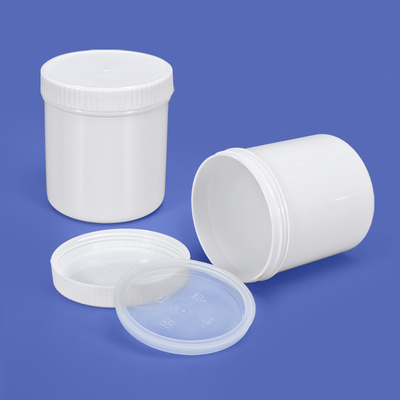 acheter 1L Boîtier en plastique à vis transparente Collier HDPE et base pour les produits de blanchiment fabrication en ligne