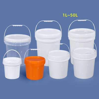 acheter 1L-50L de qualité alimentaire PP bouteille ronde épaissie de peinture en plastique bouteille pour fûts bouteilles de fûts fabrication en ligne