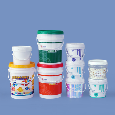 acheter 30L 20L 5 Gallons PP de qualité alimentaire de peinture en plastique seau d'eau d'huile avec poignée de couvercle fabrication en ligne
