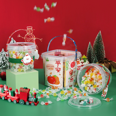 acheter Logo personnalisé Bonbons de Noël Boîtes de biscuits au chocolat Idéal pour l'emballage des aliments et du jus fabrication en ligne