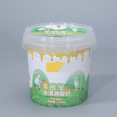 acheter 500 ml de pots de biscuits étanches à l' air en PP, de seau en plastique, de conteneurs pour le stockage des aliments, avec couvercle rond fabrication en ligne