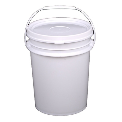 acheter Seau de poisson en plastique rond blanc de 5 kg, réutilisable et indestructible avec couvercle et poignée fabrication en ligne