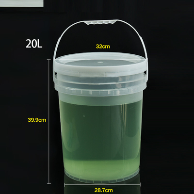 acheter Ronde 20L Tap 5 Gallons Coche multifonctionnel Seau de refroidissement fûts en plastique à rayures fabrication en ligne