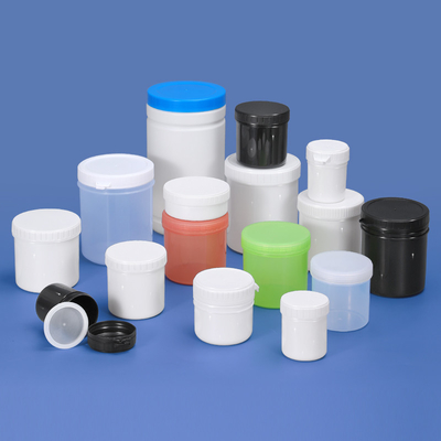 acheter Produits alimentaires de qualité 16 oz Bouteilles en plastique avec couvercle pour le beurre d'arachide Large col cylindre Contenant de stockage fabrication en ligne