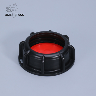acheter Adaptateur de couvercle de soupape de réservoir IBC en plastique à fil fin de 60 mm avec connexion de bride en PP et joint amovible fabrication en ligne