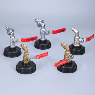 acheter Adaptateur de robinet de réservoir d'eau de connexion de brassage 1/2 3/4 pouces pièces de raccordement de soupape en fer fabrication en ligne