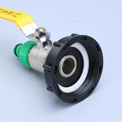 acheter Connecteurs d'eau de jardin Adaptateur de robinet en laiton pour soupape de réservoir IBC Connecteur de tuyau fabrication en ligne