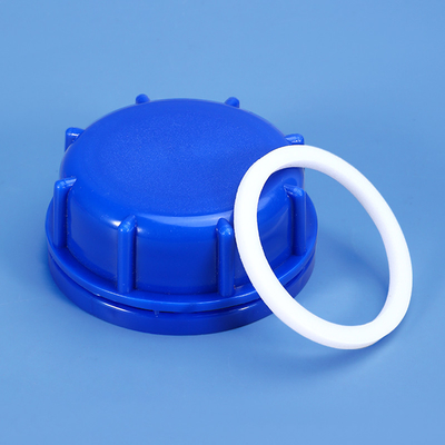 acheter 2022 Couvercle en plastique 53 mm Couvercle à vis bleu Pour 5L Jerry peut Logo personnalisé Acceptable fabrication en ligne