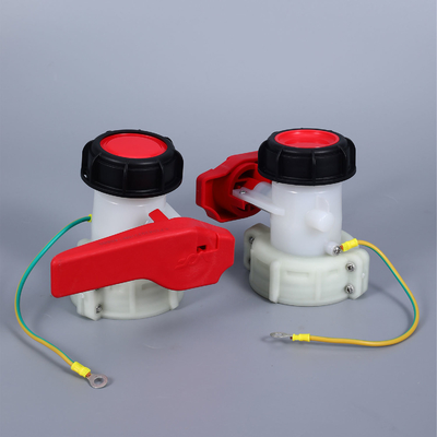 acheter Structure Ventilateur papillon Moyen d'eau DN50 75MM Ventilateur HDPE en plastique pour réservoir d'eau IBC fabrication en ligne