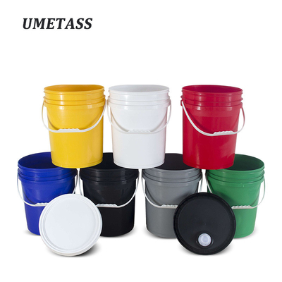 acheter 100% de matériau personnalisé 5 gallons de seau en plastique pour la peinture Seau de décoration de maison chimique fabrication en ligne