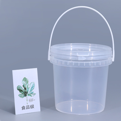 acheter Un seau en plastique de 1 litre pour peindre des emballages de crème glacée transparents et exempts de BPA fabrication en ligne