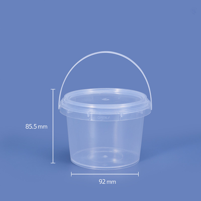 acheter Conservez votre glace avec style avec un seau en plastique rond de 1000 ml et un ensemble de couvercles fabrication en ligne
