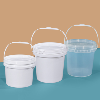 acheter Petit récipient ronde de 3L de qualité alimentaire, seau en plastique en PP incassable avec poignée fabrication en ligne