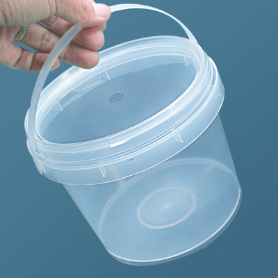 acheter Seau en plastique de couleur personnalisée de 1 litre avec couvercle pour conserver la sauce au poivre noir fabrication en ligne