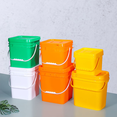 acheter Bouteilles en plastique carrées de 3,5 L, 5 L, 6 L, 10 L et 20 L écologiques avec poignée pour le stockage des outils fabrication en ligne