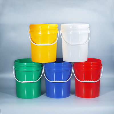 acheter Produit alimentaire sans danger 5 litres sérigraphie en soie Bouteille en plastique pour peinture Contenant de maïs soufflé fabrication en ligne