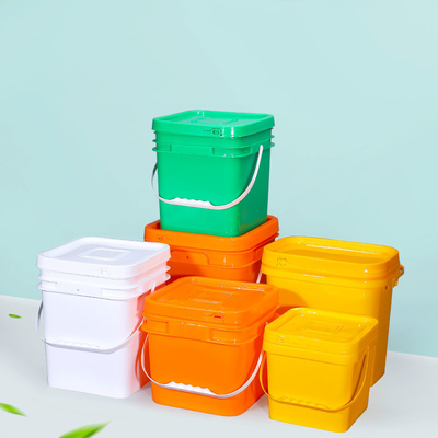 acheter 5L 10L 16L 25L Bouteille en plastique carré orange Matériau PP pour le stockage des aliments des supermarchés fabrication en ligne