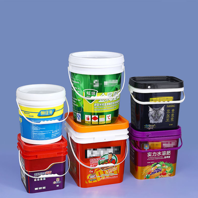 acheter Manche en plastique 5 gallons Bouteille en plastique carré noir pour personnaliser LOGO Bouteilles personnalisées fabrication en ligne