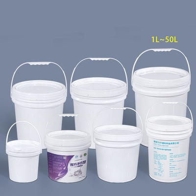 acheter Contenant de qualité alimentaire 16L PP Bouteille ronde en plastique blanc avec impression personnalisée fabrication en ligne