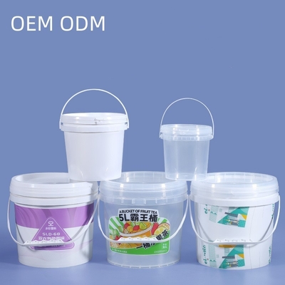 acheter 20L 5 Gallons 20KG Seau en plastique épais de qualité alimentaire PP Seau pour la peinture de l'huile de moteur colle fabrication en ligne