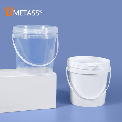 acheter Un seau en plastique carré transparent de 1L de qualité alimentaire avec couvercle de joint fourni fabrication en ligne