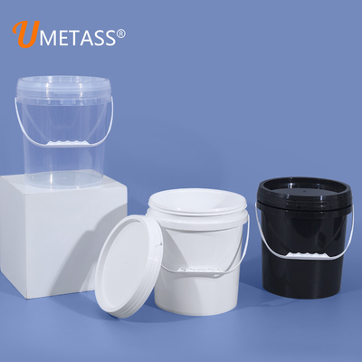 acheter 500 ml de 20 litres d'huile de qualité alimentaire glace eau brassée seau de peinture en plastique avec couvercle métallique sur mesure fabrication en ligne
