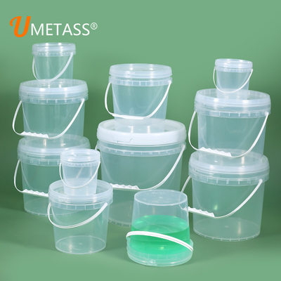 acheter Des refroidisseurs de glace en plastique de 500 ml 1L 2L 4L 5L 6L en forme ronde pour les soirées de bar KTV fabrication en ligne