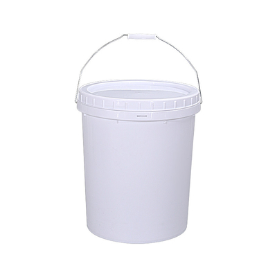 acheter Contenant de stockage de seau en plastique blanc en PP épaissie personnalisée avec bouchon à vis fabrication en ligne
