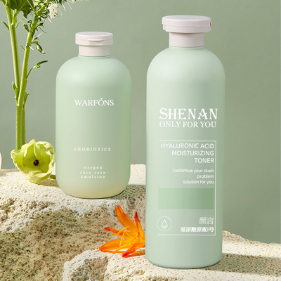 acheter Serum cosmétique liquide bleu Lotion Package Soft Touch Bouteille de shampooing vide et conditionneur fabrication en ligne