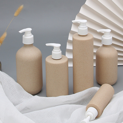 acheter OEM ODM Bouteille en plastique biodégradable de paille de blé pour les équipements d'hôtel fabrication en ligne