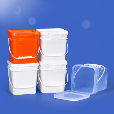 acheter Bouteille scellée carré 5 gallons transparent seau de nourriture sûre personnalisée fabrication en ligne