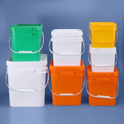 acheter Bouteille de boissons recyclables carrées en vrac en plastique Bouteilles de 5 gallons avec couvercle fabrication en ligne