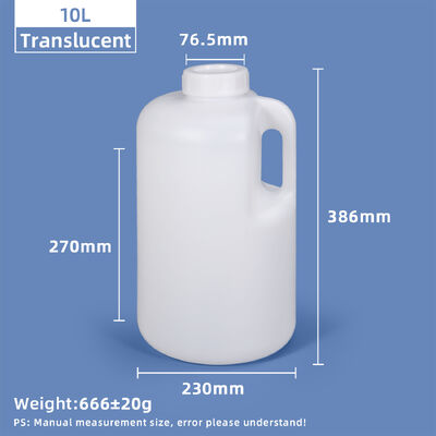 acheter Bouteille en plastique HDPE de 10L avec poignée intégrée pour liquide fabrication en ligne