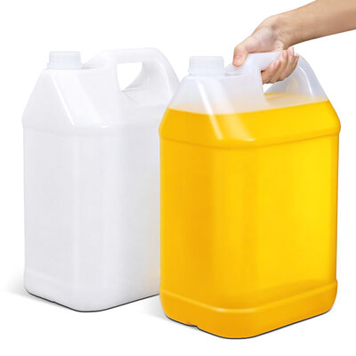 acheter Bidon jerrycan en plastique HDPE de 10L pour le transport d'huile, d'eau, de vin et d'épices, impression d'étiquettes dans le moule, blanc, noir, bleu, translucide, cruche de style F en plastique fabrication en ligne