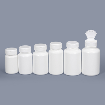 Impression de logo Flip Top Cap Bouteilles de médicaments pour emballage de stockage pharmaceutique