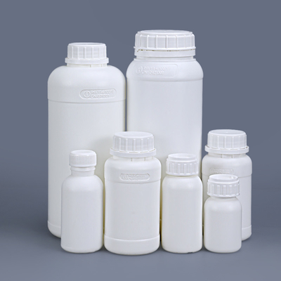 Bouteille de pilule de pesticide vierge fluorisée en plastique épais sur mesure pour produits chimiques 50ml-25L