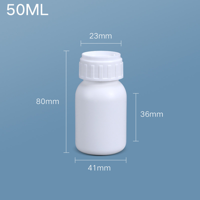 Bouteille fluorée de laboratoire résistante à la corrosion, contenant 100 ml de comprimés en PEHD