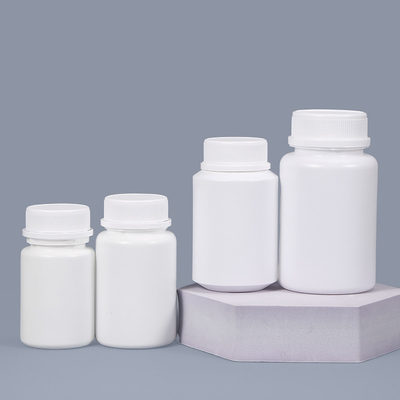 Logo Acceptable Bouteille de médicament en plastique vide pour comprimés en capsules