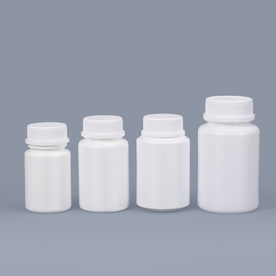 Impression à écran de soie Bouteilles de pilules en plastique rondes pour médicaments Emballage pharmaceutique